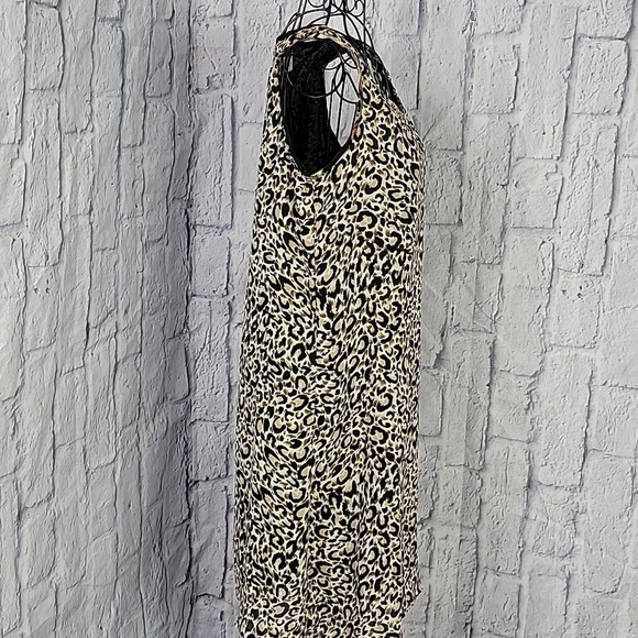 MIXIT Black and Brown Leopard Print Dress Size‎ 6 - Picture 3 of 6